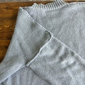 Cozy Gray Knit Sweater